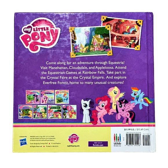 My Little Pony Lot: Stuck on Stories Game & Book + Around Equestria 7 in 1 Book - Picture 14 of 15